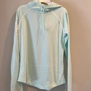 Under Armour women’s size XS hooded pullover. Athletic wear. Size XS. Mint green